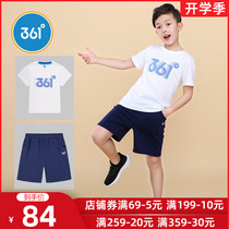 361 childrens clothing boys sports suit the childrens breathable summer mens official website flagship boys childrens short sleeve pants R