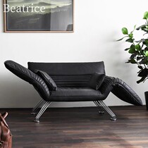 Barcelona Single Sofa Chair Designer folds adjust backchair multi-functional leather high-end creative lounge chair