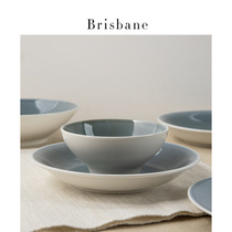 carote carote ceramic bowl modern kiln glaze color simple tableware underglaze color creative home eating bowl