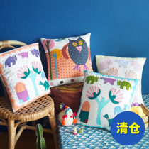 Rajasthan Cutwork Tapestry Indian hand-patchwork children pillow cushion