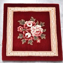 Brand pure wool rug cushion solid wood sofa cushion Spring and autumn chair cushion thickened with washable hair hot pin