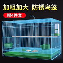 Birdcage large flock Birdcage tiger skin parrot special Parrot bird cage breeding home breeding luxury villa