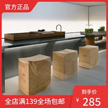 Nordic Solid Wood Mpier Log Bench Creative Folk Living Room Tree Stump Stool Hotel Multifunction Tree Mound Pendulum custom