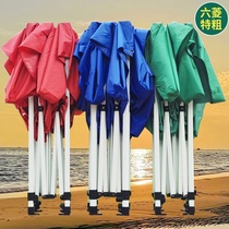 Outdoor tent stalls with four-legged awning Square umbrella Four-corner awning folding telescopic rain awning