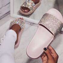 тапки женские 2020 fashion rhinestone slippers womens slippers