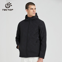 TECTOP Exploring Tide Cards Autumn winter Warmth Soft Shell Clothing Mens Manhood Jacket Casual Assault Machine Clothing Jacket