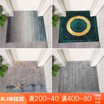 Nordic minimalist Entrance Doormat Home Carpets Living-room Doormat Bathroom Water Absorbent Anti Slip Door Mat Customizable