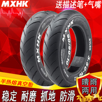 MXHK semi-hot melt 350 100 90-10 calf 12 inch vacuum tire Fuxi Kuqi GY6 Ghost fire motorcycle