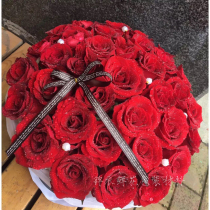 100 100-yard 1CM anti-weave English printed silk with ribbon color with fresh flower gift packaging material