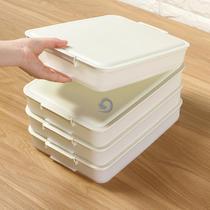 Bowl cake stalls fresh-keeping box display cabinet multi-layer household kitchen frozen water dumpling box special egg storage box