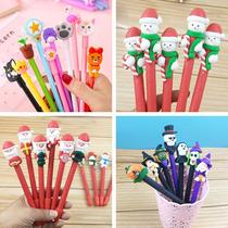 Student gel pen black water pen Carbon Korean personality creative ballpoint pen female cute cartoon stationery signature