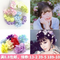  Costume bride head flower flag hair decoration Wedding headdress Fan Bingbing same style flower fairy simulation performance silk flower