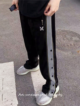 Needles Pants Butterfly Pants Side Row Buttoning Pants Retro Joint Domestic Spot Day Tide Trousers