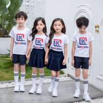 Kindergarten uniform British style Summer childrens class suit suit Primary school uniform Summer uniform uniform clothing Sports games