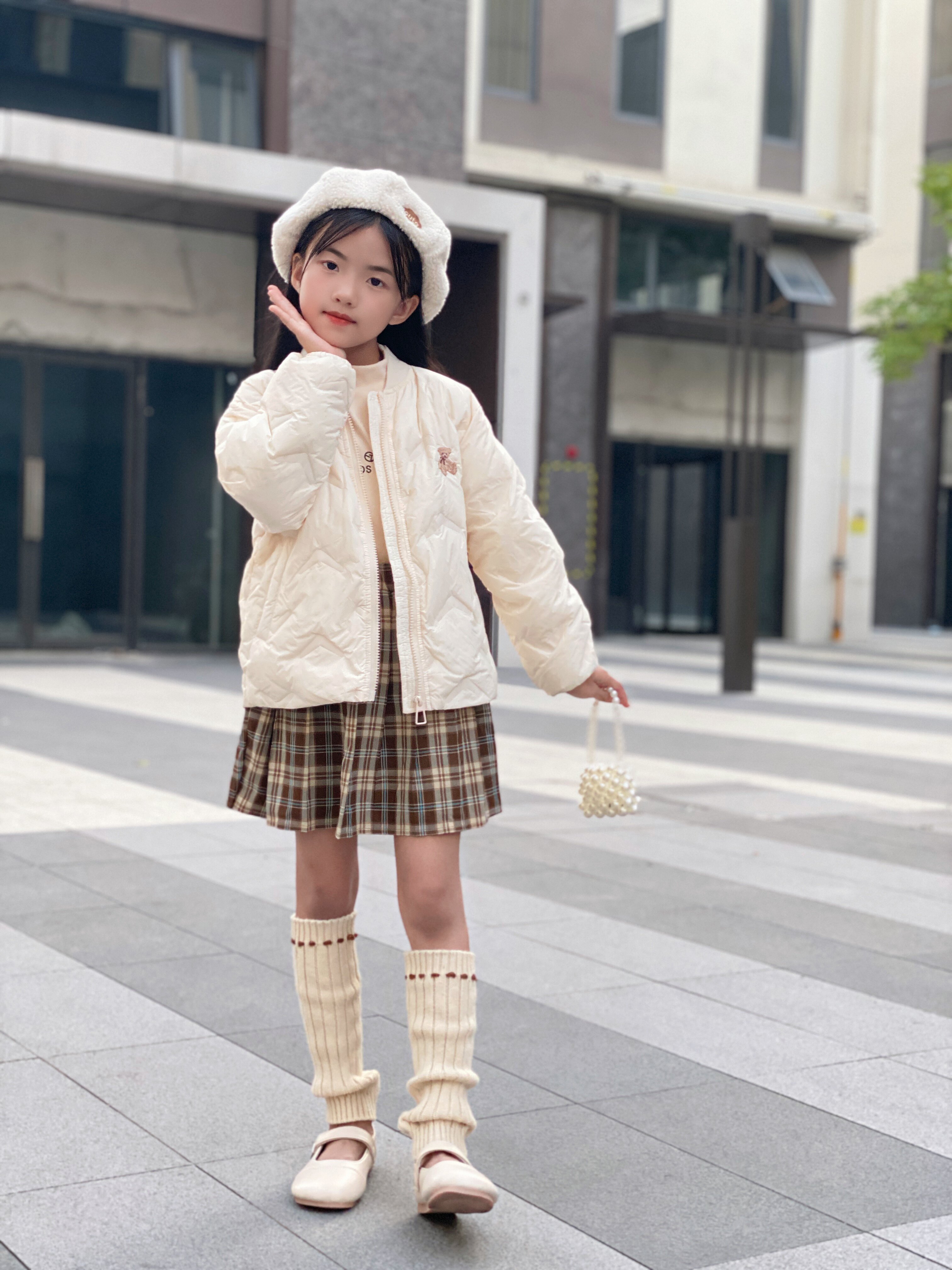 Customer photo for Beige, 2-14Y