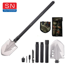 Camping Outdoor Multifunction Soldier Shovels Outdoor Camping Supplies Engineering Shovels On-board Folding Carbon Steel Soldier Shovels