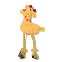 Corn grain cotton rope embroidery sound deer dog molar toy Dog interactive cartoon toy First hand goods