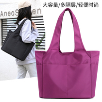 2021 new spring and summer sails cloth bag mom big bag big capacity travel portable tote bag single shoulder nylon girl bag