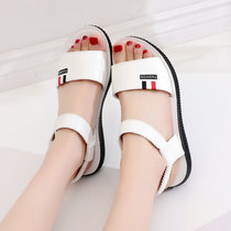 Large children sandals pupils 8 flats 10-11-12-13-14-15-year-old little girl big womens shoes summer