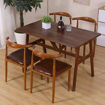 Fast food restaurant Malatang Tavern Restaurant Dining Table Clear Bar Table and Chair Fried Shop Set Grilled Fish Shop Facade Sweet Shop