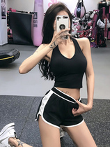 Fitness Suit Woman New Yoga Two Suits Outwear Training Vest Shorts Running Sports Suit Breathable Summer