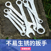 Thin double-head Open-end wrench 3mm ultra-thin head wrench tool plumbing tubing gas nozzle thin fork wrench