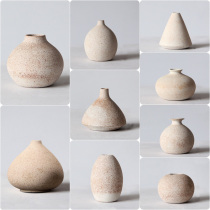 Pottery jars retro vase creative flower rough pottery home jewelry ornaments living room bedroom soft simple crafts