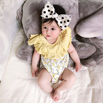 Baby summer clothes 3 ha clothes 6-12 months 4 girls 5 clothes 7 summer 8 girls 9-10 jumpsuit 0 and a half 1 years old 2