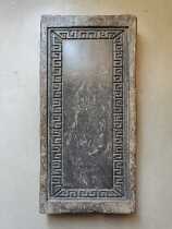 Han brick small shop Han brick tea table ancient brick inkstone pot dry bubble table back pattern