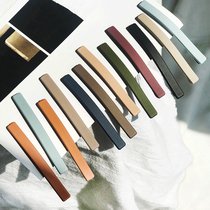 South Korea ins Net red hairclip female color clip hair card headgear Girl clip bang hair accessories