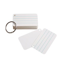 Blank English word card four-line three-grid handwritten diy message Pinyin Tian word grid card send iron ring