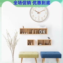 Wall clock clock living room fashion creative personality clock wall watch simple home mute electronic quartz clock hanging on the wall