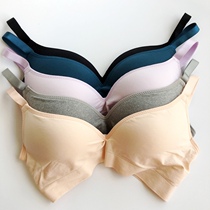 Japanese pregnant womens bra without steel ring gathering anti-sagging cotton pregnancy has a type of upper support comfortable breastfeeding underwear thin