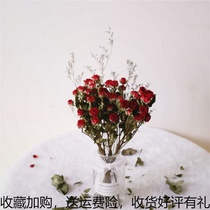 Rose Dry Flowers Bouquet Real Flowers Air-dry Ins Nets Upscale Accessories Home Pendulum diy art Wind flower arrangement Filming Props