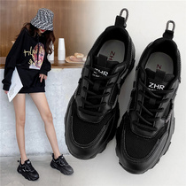 ZHR Old Daddy Shoes Spring 2022 New Explosive Black Foot Dusty Street Old Daddy Shoes Ins Trendy Casual Sneakers