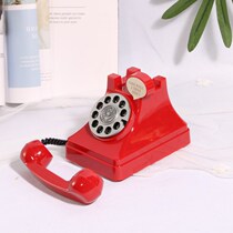 Photography pink retro telephone piggy bank girl sweet beauty ins Net red selfie photo decoration props