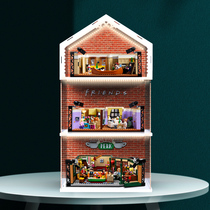 Dust cover for LEGO 10292 Friends Monica and Rachels Apartment 21319 Coffee House Display Box