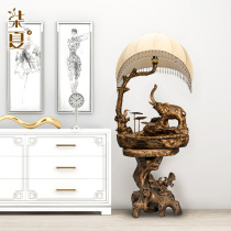 European-style elephant lucky water running living room entrance waterscape floor decoration indoor fountain club decoration opening gift