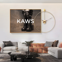 Modern Kaws meter box decoration painting simple living room cover switch box wall clock painting restaurant cover hanging painting