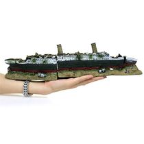 Shipwreck model fish tank decoration landscaping Shipwreck underwater wreckage Submarine battleship aquarium decoration props