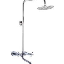 Dark clothing brought to the water with pouring rain and rain