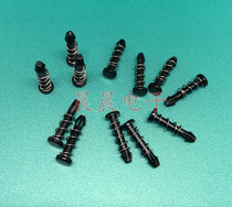 Round head rubber nail heat sink rivet cooling fan rivet nylon round head rivet 18 6 long 5-turn spring