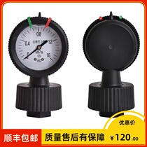 PP diaphragm corrosion resistant pressure gauge 2 5 level YPP-60 0-1 0MPA 0MPA 1 6MPa internal thread 1 2NPT