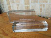 Transparent hot melt solid glass brick 240 * 115 * 50 glass brick curtain wall Various specifications customizable