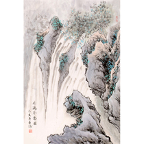 Zhao Yunhais Streamline Picture Landscape calligraphy and painting Chinese painting collection decoration living room hanging painting porch one yuan