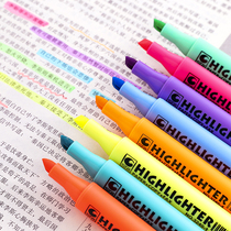 sta sta Macaron color highlighter Cute focus marker pen Rough scribing hand account Student marker pen