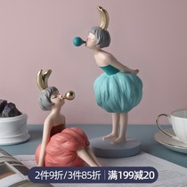 Bubble girl light luxury style creative ornaments cute ornaments Christmas gifts to send newcomers room girl heart decorations