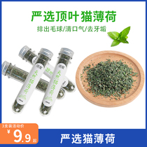 Catnip cat snacks cat supplies to remove hair balls to clear your mouth into a cat for kittens