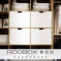 Garment Leather Collection Box Wardrobe Drawer-style Storage Clothing Room