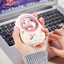 Space capsule charging treasure hand warmer treasure two-in-one dual-purpose mini cute portable portable small self-heating girl warm baby winter cover hand artifact student explosion-proof hot water bag birthday gift